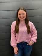 Mohair Oversized Sweater-Sweaters-Podos Boutique, a Women's Fashion Boutique Located in Calera, AL