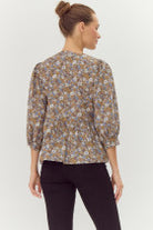 Floral Fade Top-Long Sleeves-Podos Boutique, a Women's Fashion Boutique Located in Calera, AL