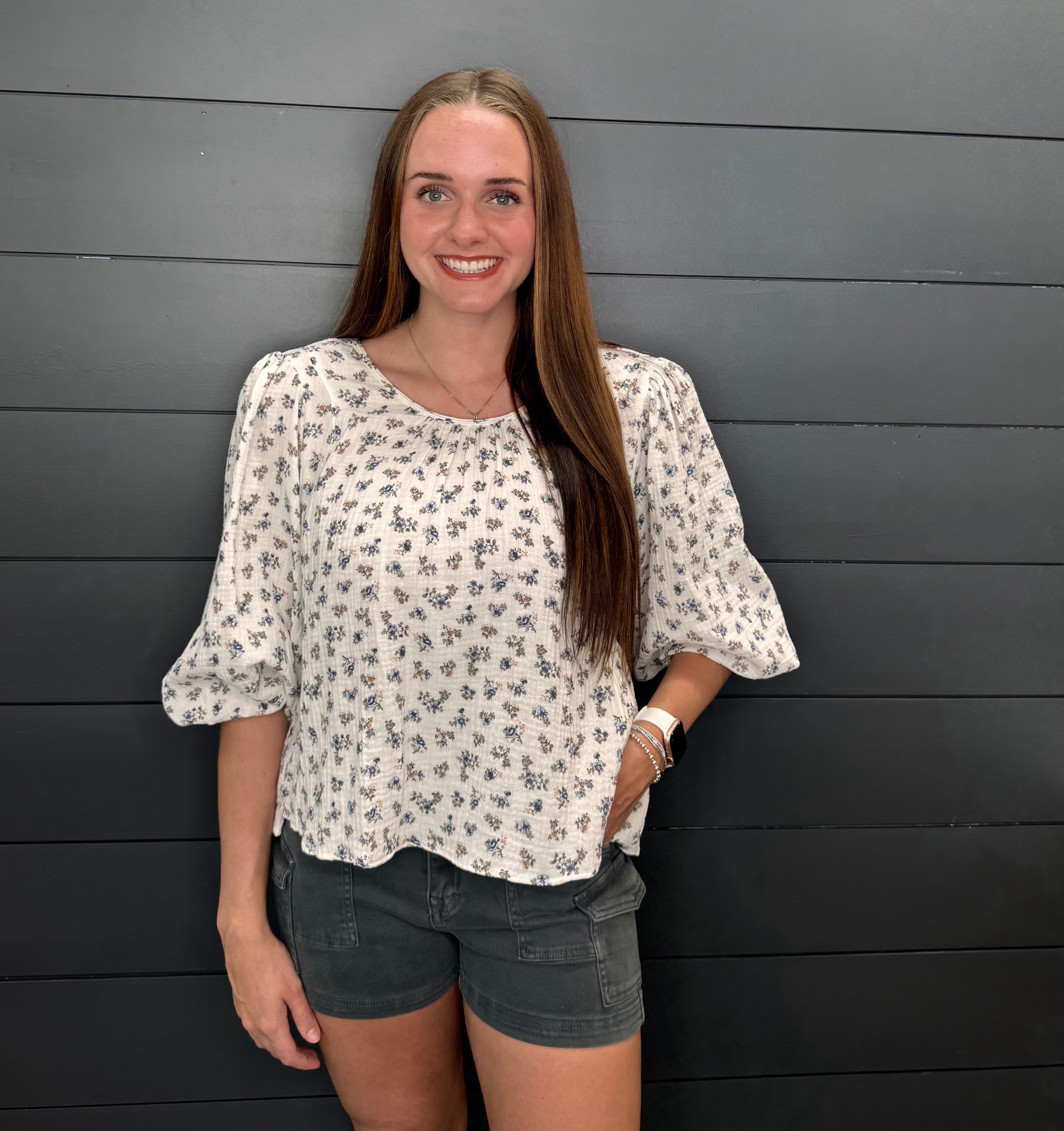 Simpler Times Top-Fashion Tops-Podos Boutique, a Women's Fashion Boutique Located in Calera, AL