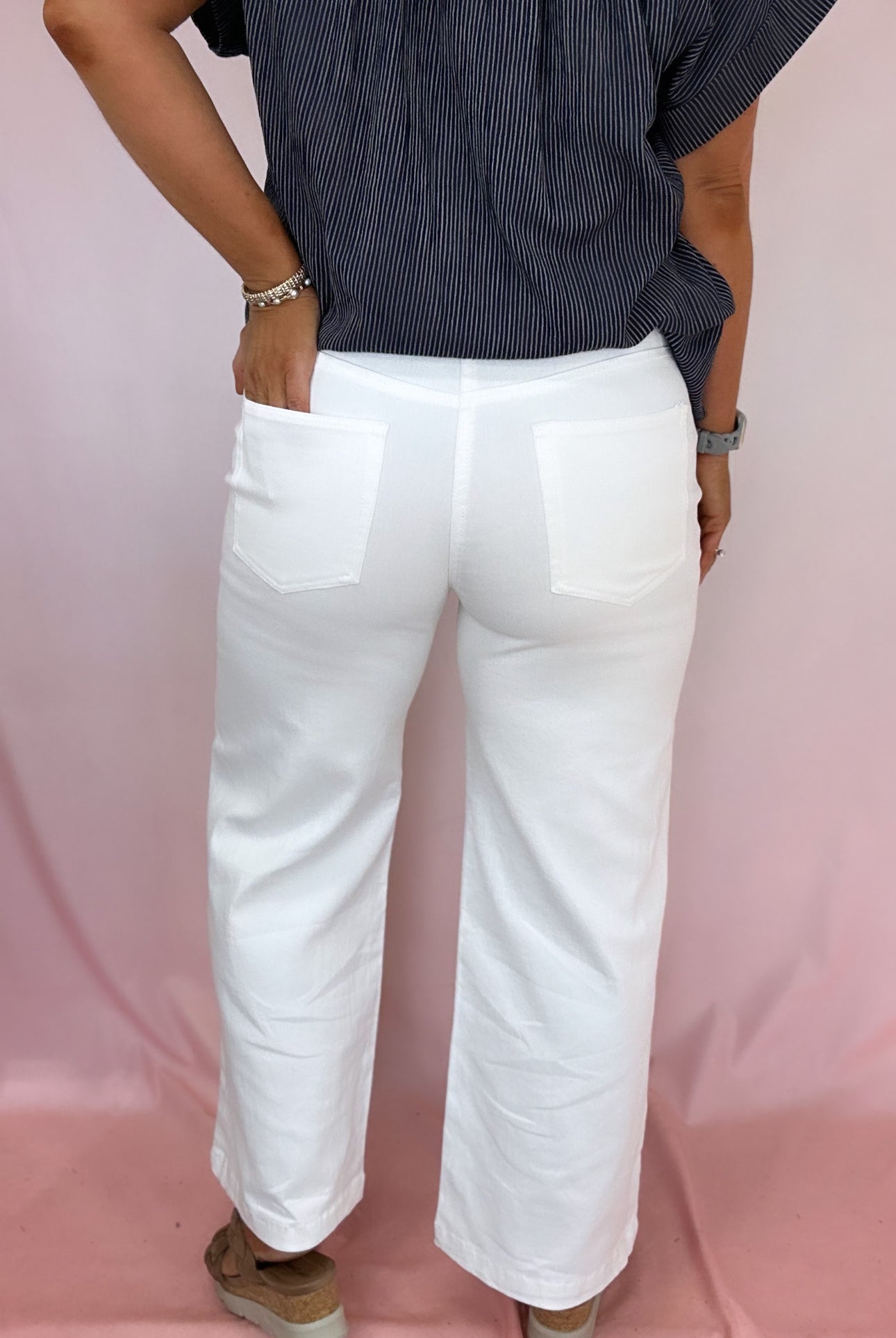 High Waist Wide Leg Pants-Pants-Podos Boutique, a Women's Fashion Boutique Located in Calera, AL
