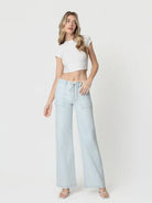 Vervet Stripe Jeans-Jeans-Podos Boutique, a Women's Fashion Boutique Located in Calera, AL