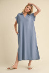 My Favorite Kind of Denim Dress-Podos Boutique, a Women's Fashion Boutique Located in Calera, AL