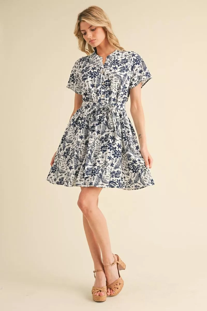 Spring Blossom Dress-Short Dresses-Podos Boutique, a Women's Fashion Boutique Located in Calera, AL