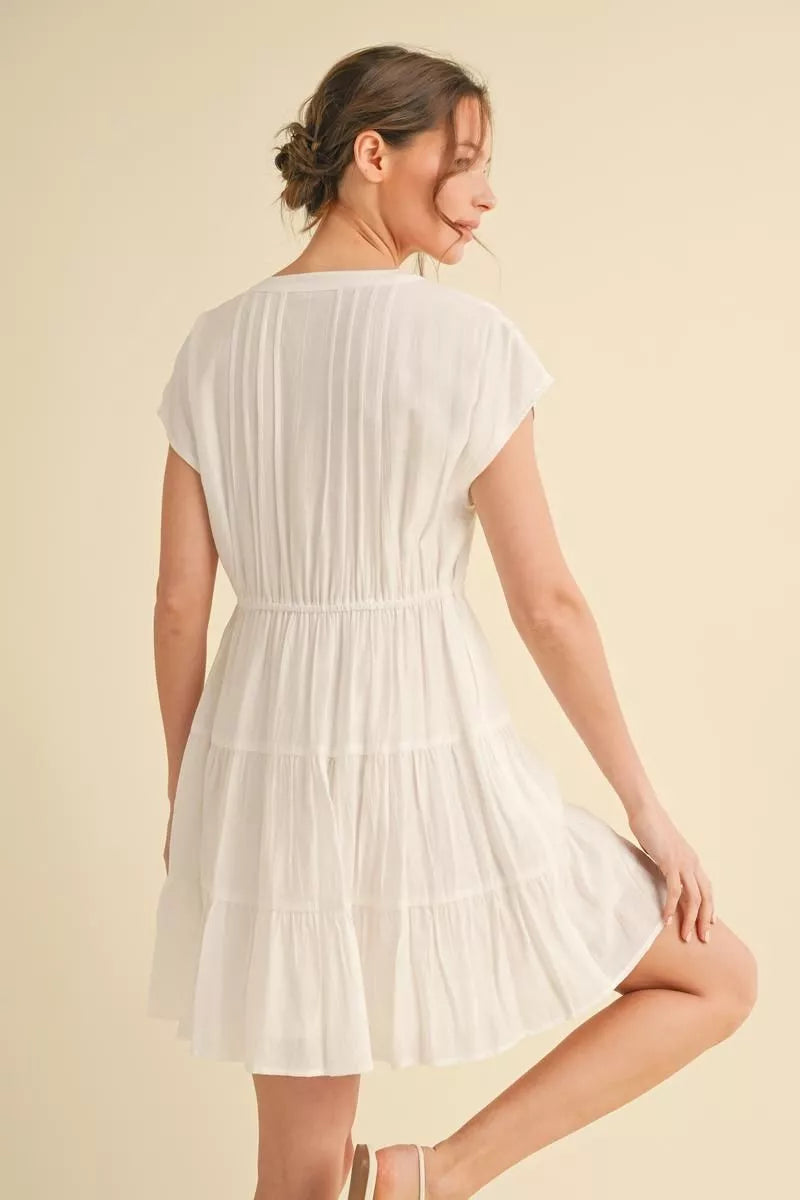 Carefree Charm Dress-Short Dresses-Podos Boutique, a Women's Fashion Boutique Located in Calera, AL