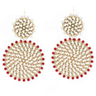 MM Game Day Earrings-Accessories-Podos Boutique, a Women's Fashion Boutique Located in Calera, AL