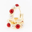 MM Game Day Earrings-Accessories-Podos Boutique, a Women's Fashion Boutique Located in Calera, AL