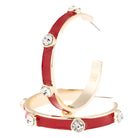 MM Game Day Earrings-Accessories-Podos Boutique, a Women's Fashion Boutique Located in Calera, AL