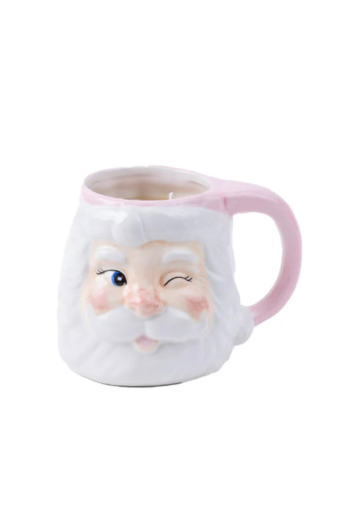 Sweet Grace Santa Mug Candle-Seasonal Home Goods-Podos Boutique, a Women's Fashion Boutique Located in Calera, AL