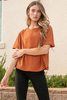 Perfect Everyday Top-Fashion Tops-Podos Boutique, a Women's Fashion Boutique Located in Calera, AL