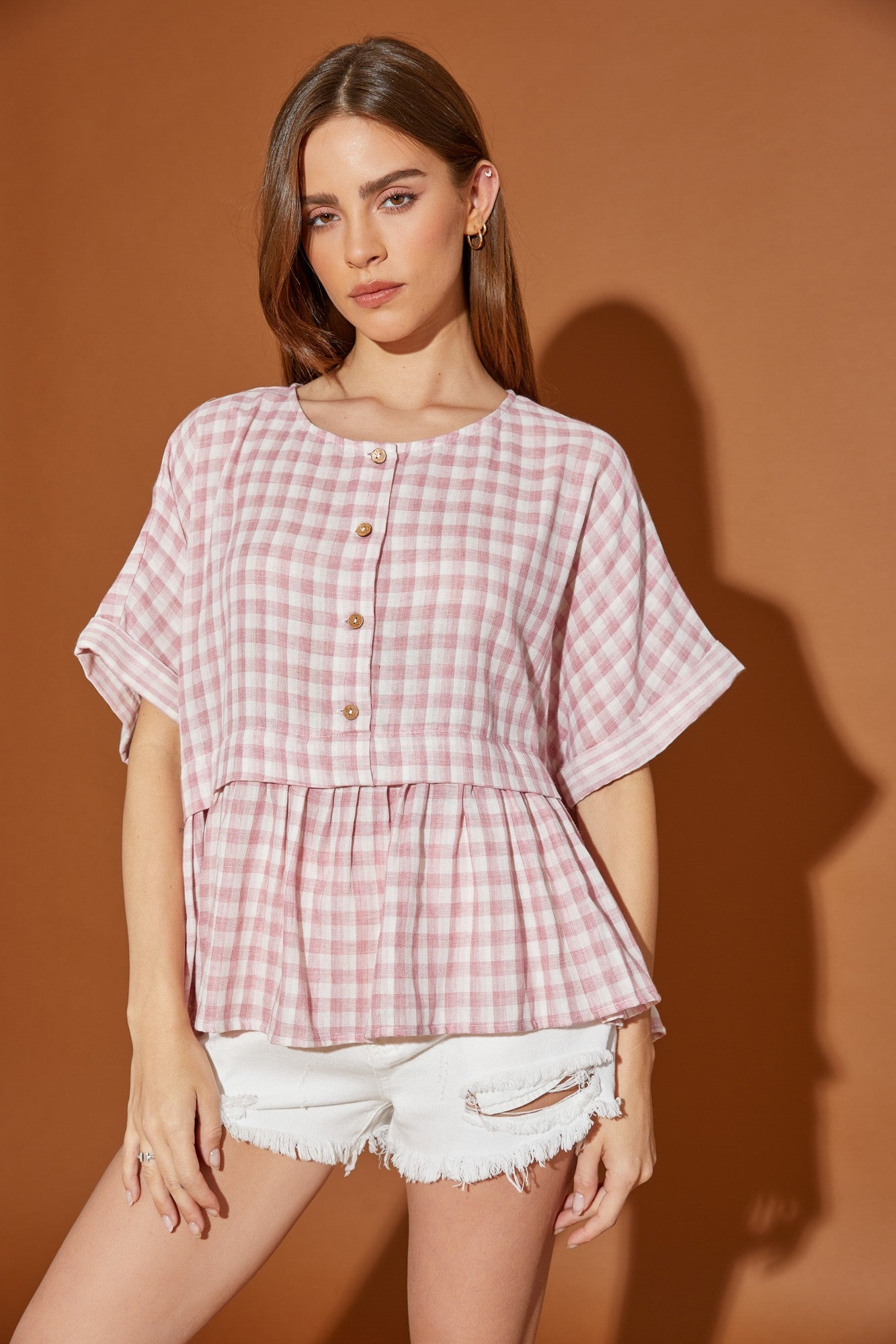 Peasantly Surprised Top-Podos Boutique, a Women's Fashion Boutique Located in Calera, AL