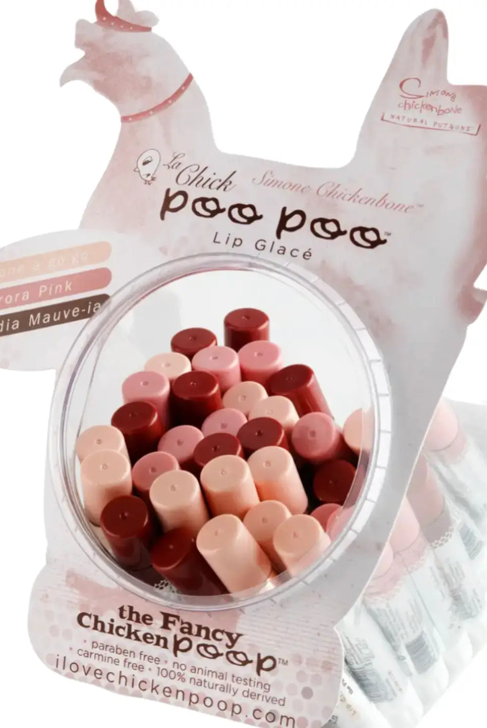 Tinted Chicken Poo Lip Balm-Cosmetics-Podos Boutique, a Women's Fashion Boutique Located in Calera, AL