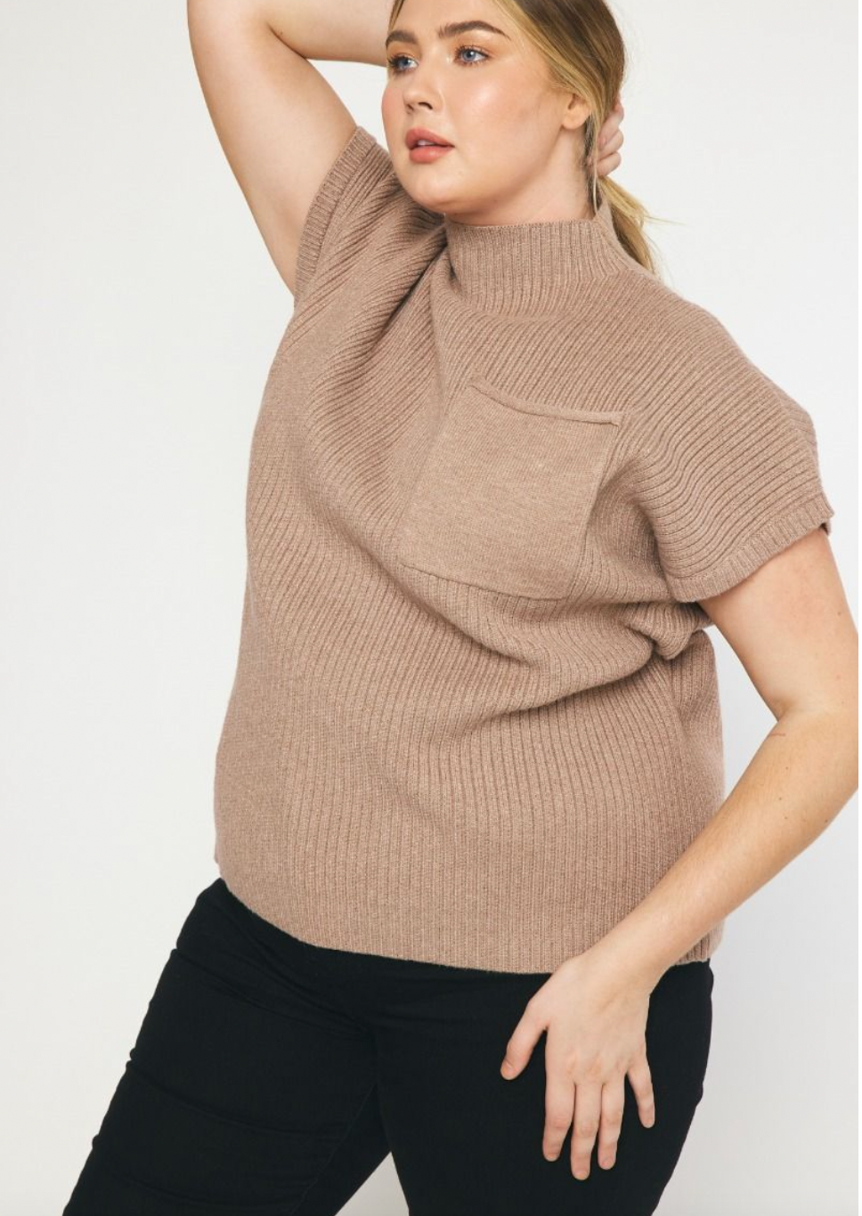 Talk of the Town Top-Short Sleeves-Podos Boutique, a Women's Fashion Boutique Located in Calera, AL