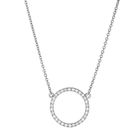 Maya Cutout Circle necklace-Apparel & Accessories-Podos Boutique, a Women's Fashion Boutique Located in Calera, AL
