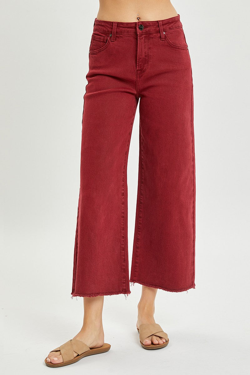 Risen HR TC Cropped Pants-Podos Boutique, a Women's Fashion Boutique Located in Calera, AL