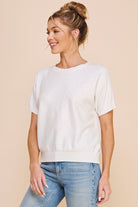 Diamond Pointelle Top-Fashion Tops-Podos Boutique, a Women's Fashion Boutique Located in Calera, AL
