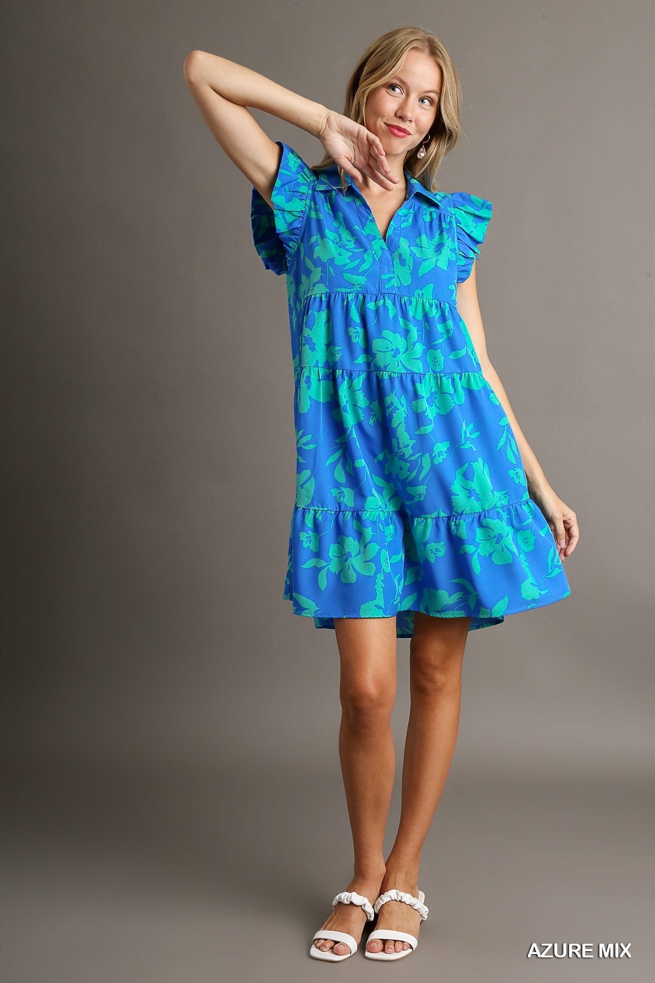 Blue Skies Dress-Podos Boutique, a Women's Fashion Boutique Located in Calera, AL