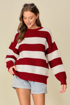 Perfect Game Day Sweater-Sweaters-Podos Boutique, a Women's Fashion Boutique Located in Calera, AL