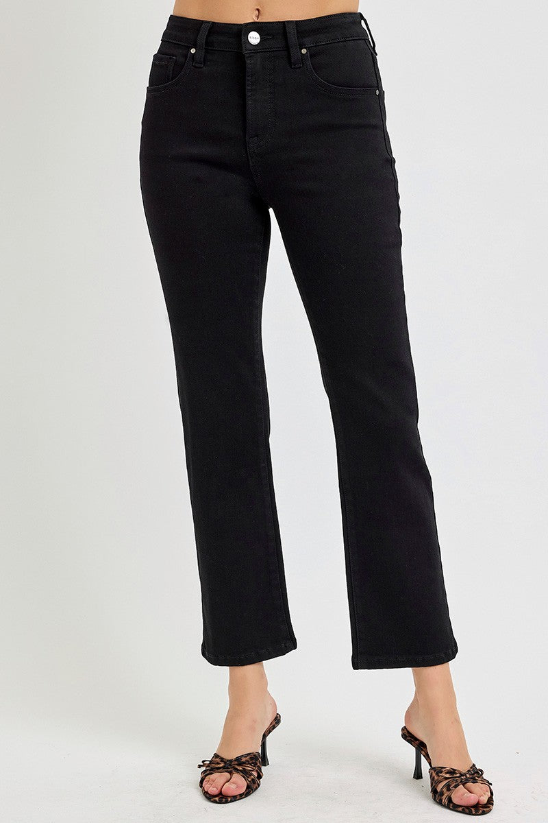 Risen HR Tummy Control Crop Jeans-Podos Boutique, a Women's Fashion Boutique Located in Calera, AL