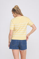 Preppy Striped Top-Fashion Tops-Podos Boutique, a Women's Fashion Boutique Located in Calera, AL