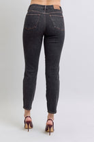 Judy Blue Mr Tummy Control - Black-Jeans-Podos Boutique, a Women's Fashion Boutique Located in Calera, AL