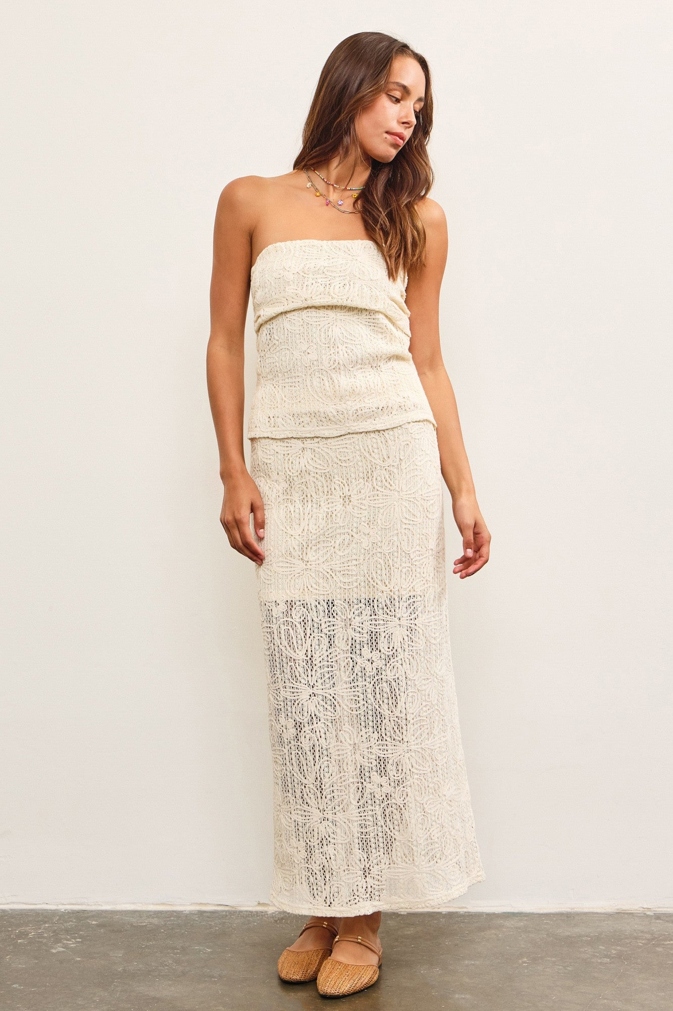 Natural Beauty Skirt-Skirts-Podos Boutique, a Women's Fashion Boutique Located in Calera, AL