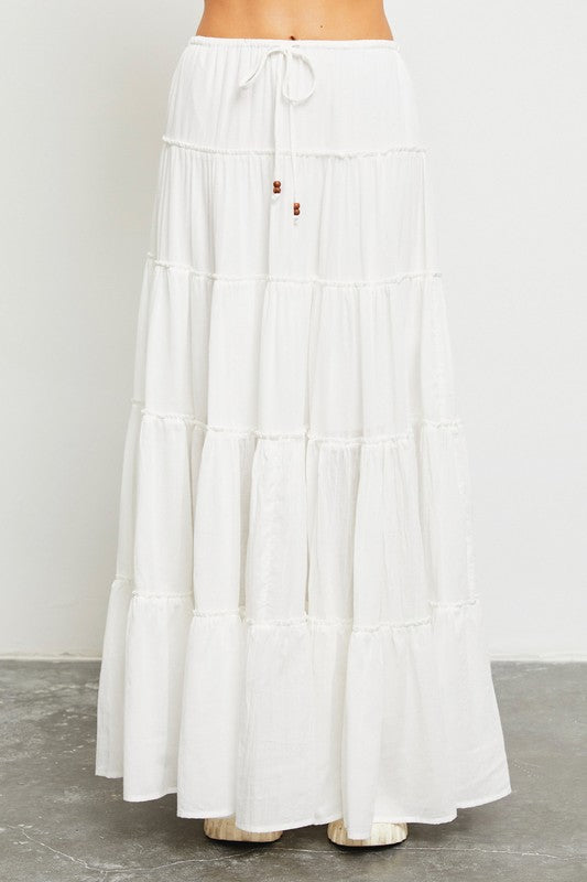 Tiered Elegance Skirt-Skirts-Podos Boutique, a Women's Fashion Boutique Located in Calera, AL