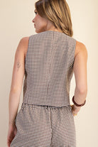 Lovely Brown Waistcoat-Vests-Podos Boutique, a Women's Fashion Boutique Located in Calera, AL