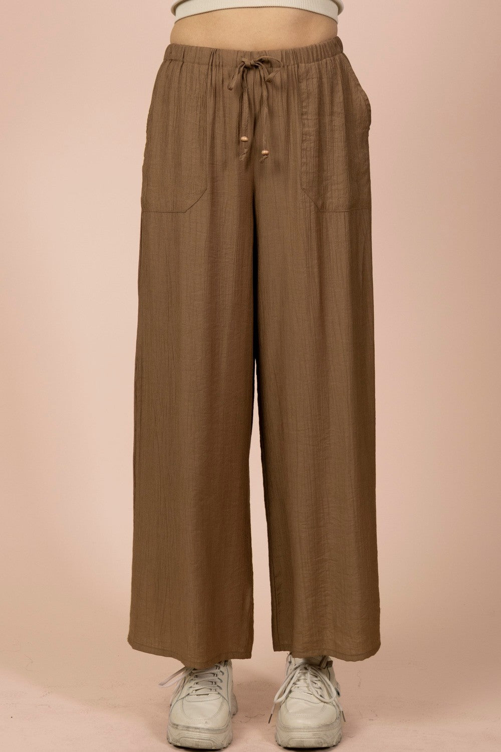 Wide Leg Woven Pants-Pants-Podos Boutique, a Women's Fashion Boutique Located in Calera, AL