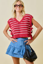 The Tailgate Top-Sweaters-Podos Boutique, a Women's Fashion Boutique Located in Calera, AL