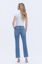 Five Steps Mid Rise Cropped Jeans-Jeans-Podos Boutique, a Women's Fashion Boutique Located in Calera, AL