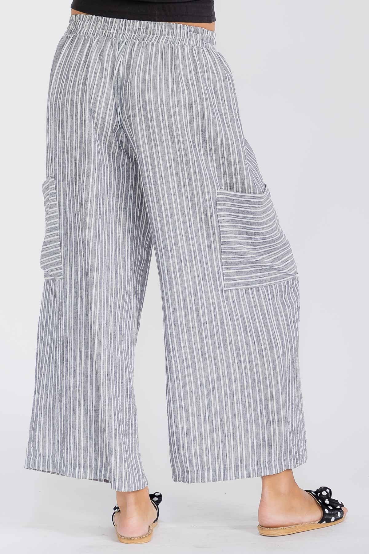 A Little Contrast Pants-Pants-Podos Boutique, a Women's Fashion Boutique Located in Calera, AL