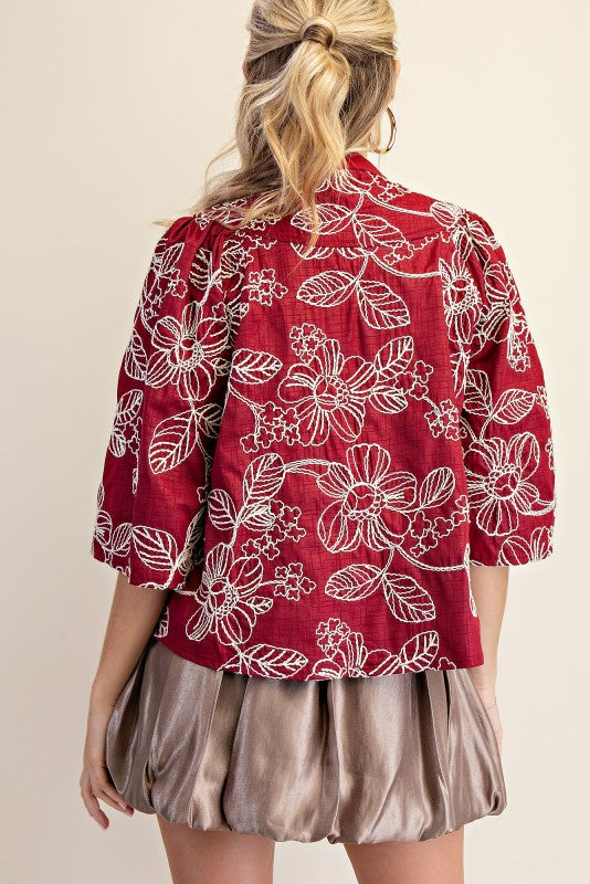 Graceful Glam Top-Fashion Tops-Podos Boutique, a Women's Fashion Boutique Located in Calera, AL
