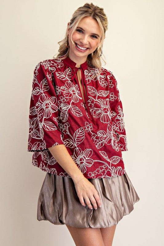 Graceful Glam Top-Fashion Tops-Podos Boutique, a Women's Fashion Boutique Located in Calera, AL