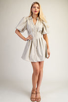 Paint The Town Red Dress-Short Dresses-Podos Boutique, a Women's Fashion Boutique Located in Calera, AL