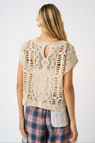 Crochet Perfection Top-Fashion Tops-Podos Boutique, a Women's Fashion Boutique Located in Calera, AL