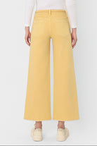 Marigold Drawstring Cropped Jeans-Jeans-Podos Boutique, a Women's Fashion Boutique Located in Calera, AL