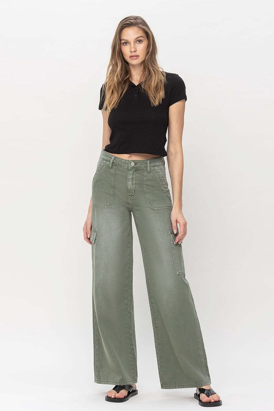 Hire Rise Utility Cargo Pants-Boutique Items. - Boutique Apparel - Ladies - Below the Belt - Pants-Podos Boutique, a Women's Fashion Boutique Located in Calera, AL