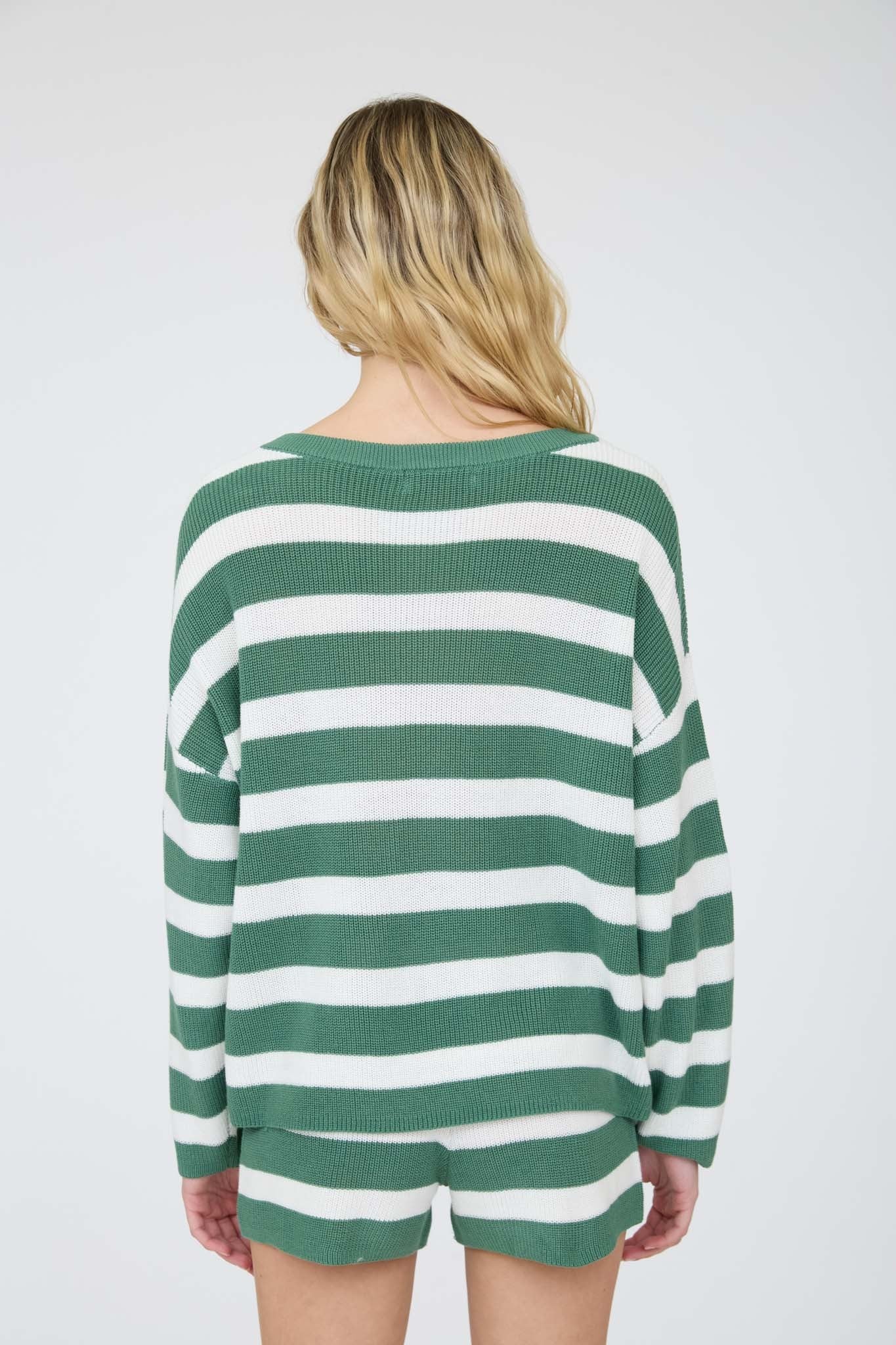 Cozy Up Striped Sweater-Clothing-Podos Boutique, a Women's Fashion Boutique Located in Calera, AL