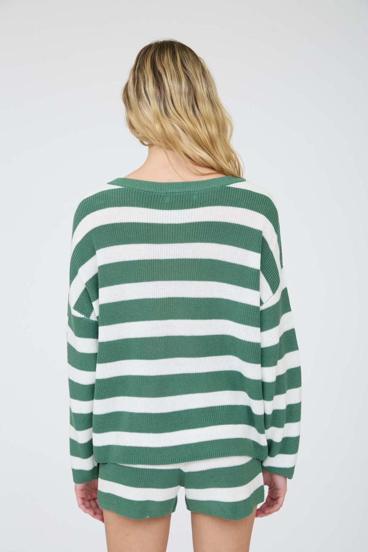 Cozy Up Striped Sweater-Sweaters-Podos Boutique, a Women's Fashion Boutique Located in Calera, AL