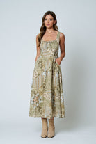 Loving The Patchwork Dress-Midi Dresses-Podos Boutique, a Women's Fashion Boutique Located in Calera, AL