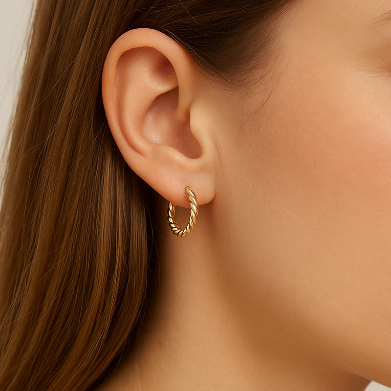 She's Spicy Huggie Earrings-Earrings-Podos Boutique, a Women's Fashion Boutique Located in Calera, AL