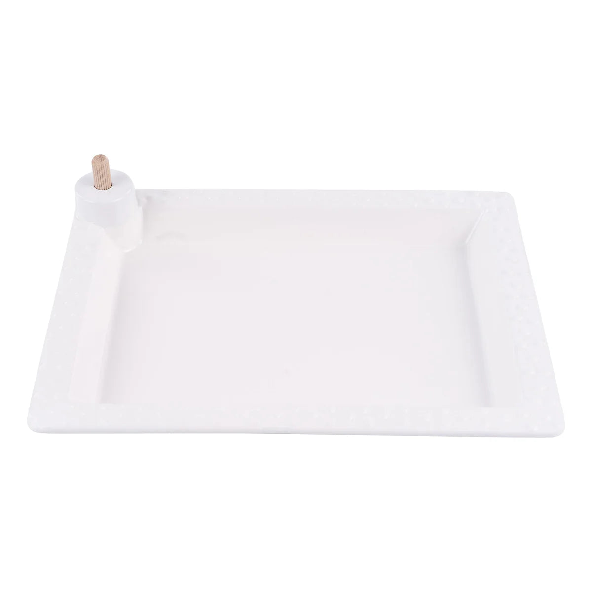 GH White Rectangular Platter-Podos Boutique, a Women's Fashion Boutique Located in Calera, AL