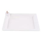 GH White Rectangular Platter-Podos Boutique, a Women's Fashion Boutique Located in Calera, AL