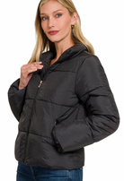 Puffer Jacket-Jackets-Podos Boutique, a Women's Fashion Boutique Located in Calera, AL