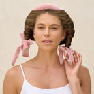 Terracotta Velvet Heatless Curling Set-Hair Accessories-Podos Boutique, a Women's Fashion Boutique Located in Calera, AL