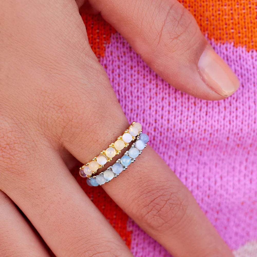 PV Ombre Stone Ring-Rings-Podos Boutique, a Women's Fashion Boutique Located in Calera, AL