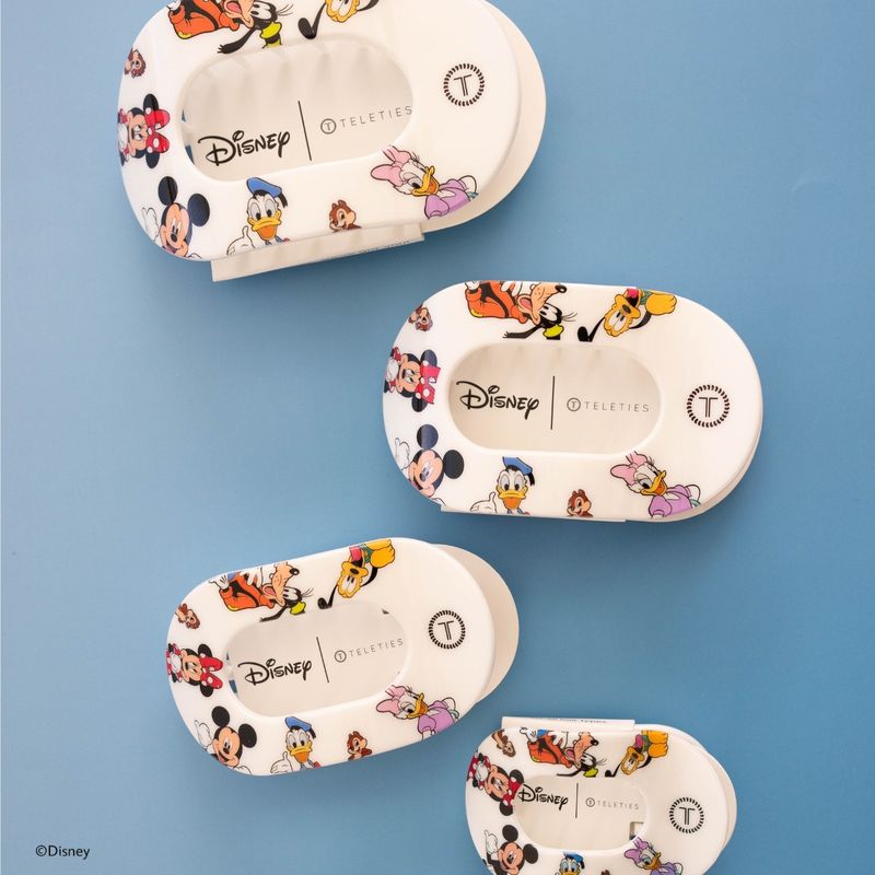 Teleties Disney Flat Round Hair Clip-Hair Accessories-Podos Boutique, a Women's Fashion Boutique Located in Calera, AL