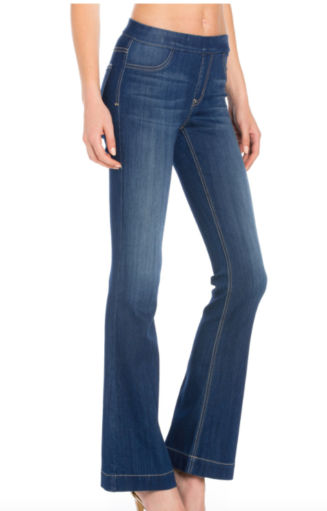 33" Mid Rise Flared Jeggings-Jeans-Podos Boutique, a Women's Fashion Boutique Located in Calera, AL