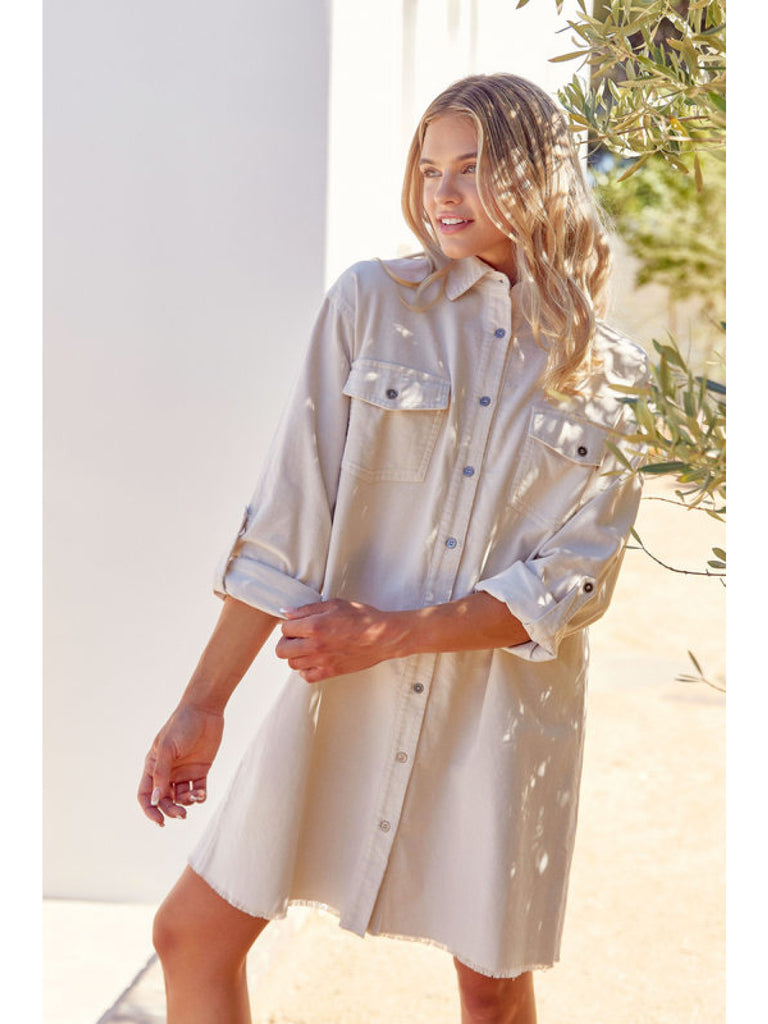 Corduroy Dress-Boutique Items. - Boutique Apparel - Ladies - Dress It Up-Podos Boutique, a Women's Fashion Boutique Located in Calera, AL