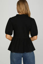 Romance In Ruffles Top-Fashion Tops-Podos Boutique, a Women's Fashion Boutique Located in Calera, AL